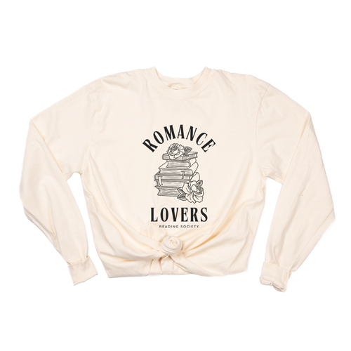 Romance Lovers Reading Society - Tee (Vintage Natural, Long Sleeve)