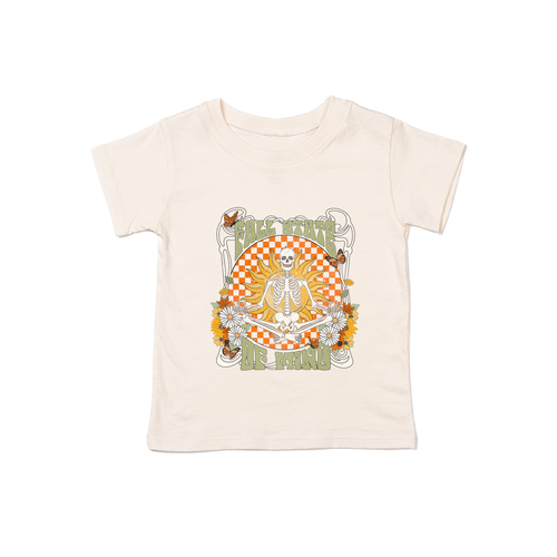 Fall State of Mind (Skeleton) - Kids Tee (Natural)