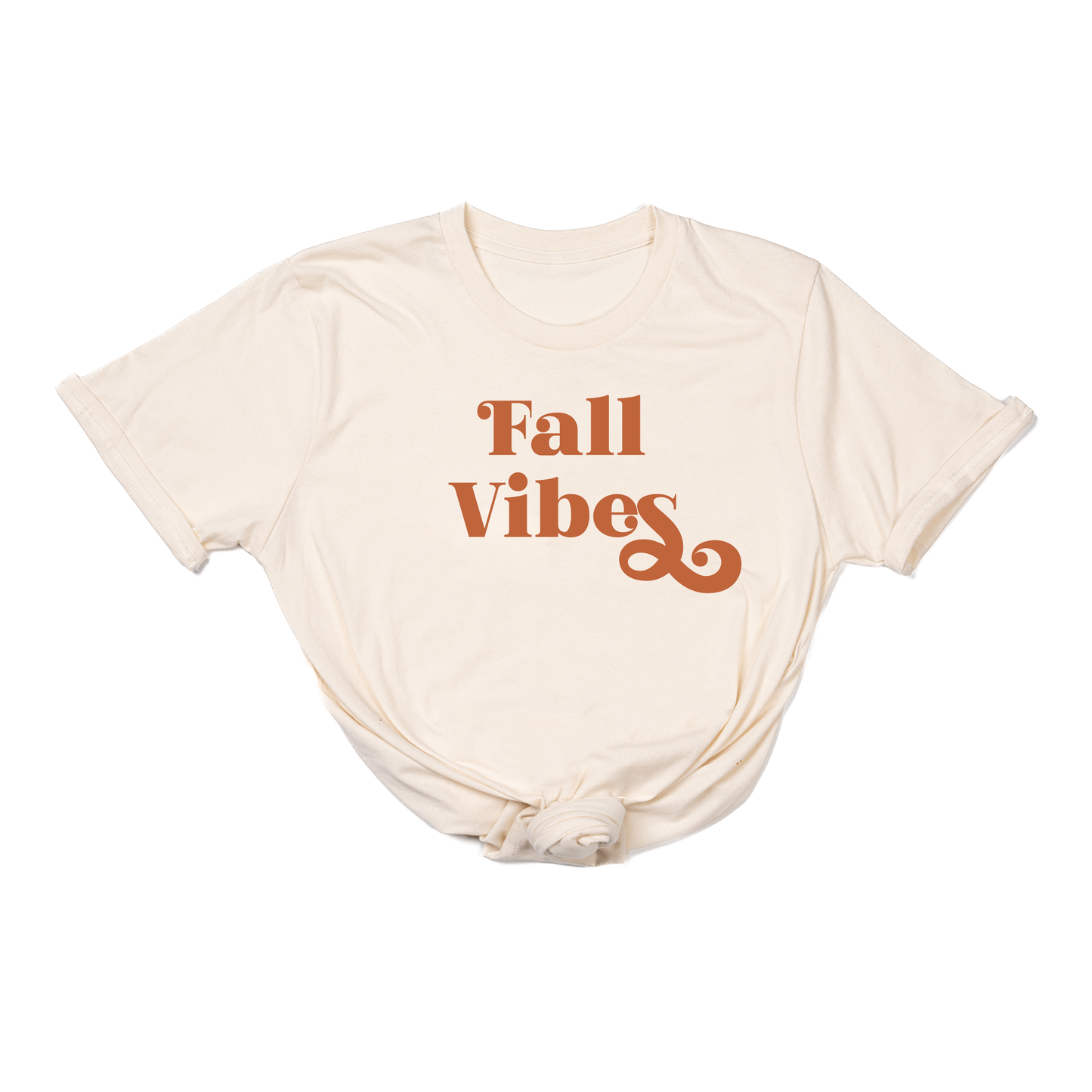 Fall Vibes (Rust) - Tee (Natural)