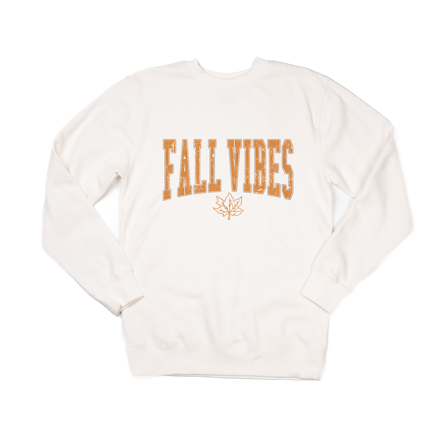 Fall Vibes (Varsity) - Sweatshirt (Creme)