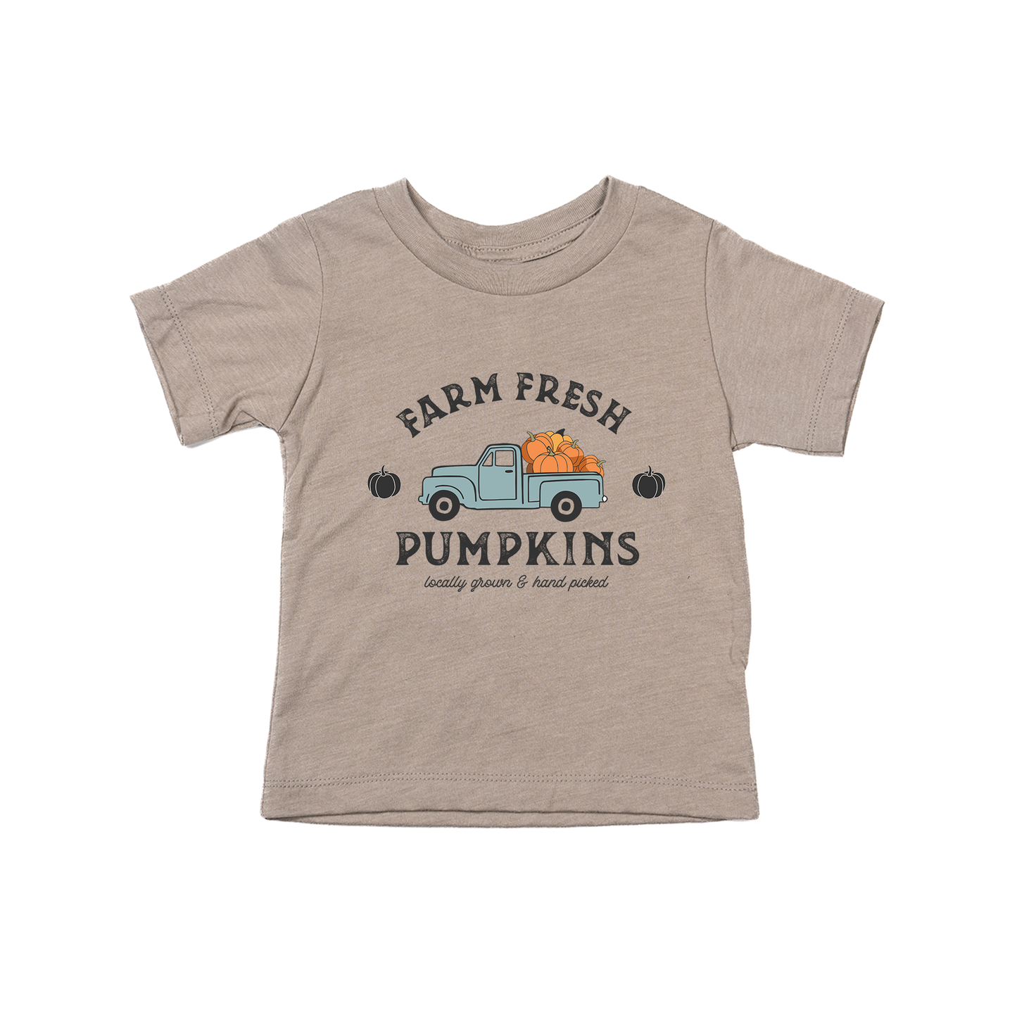 Farm Fresh Pumpkins - Kids Tee (Pale Moss)