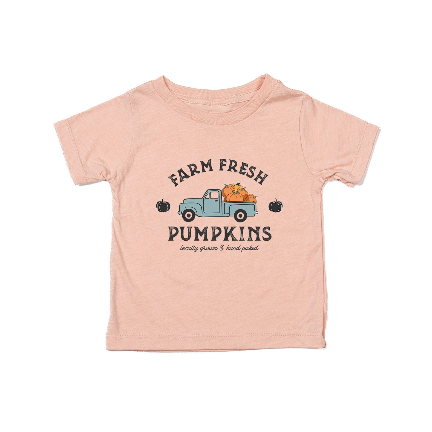 Farm Fresh Pumpkins - Kids Tee (Peach)