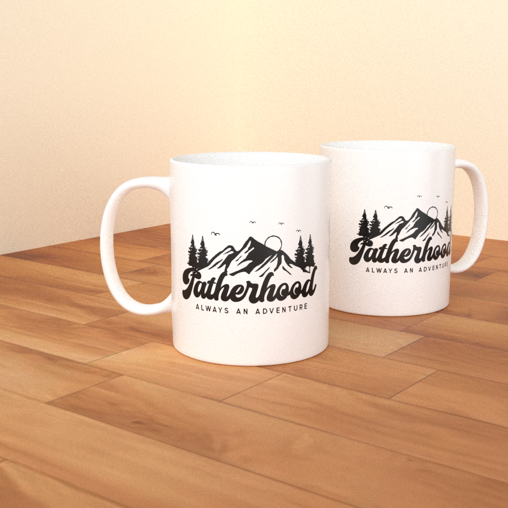 Fatherhood: Always an Adventure - Coffee Mug (White)