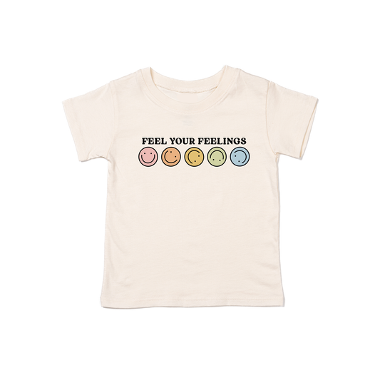 Feel Your Feelings - Kids Tee (Natural)