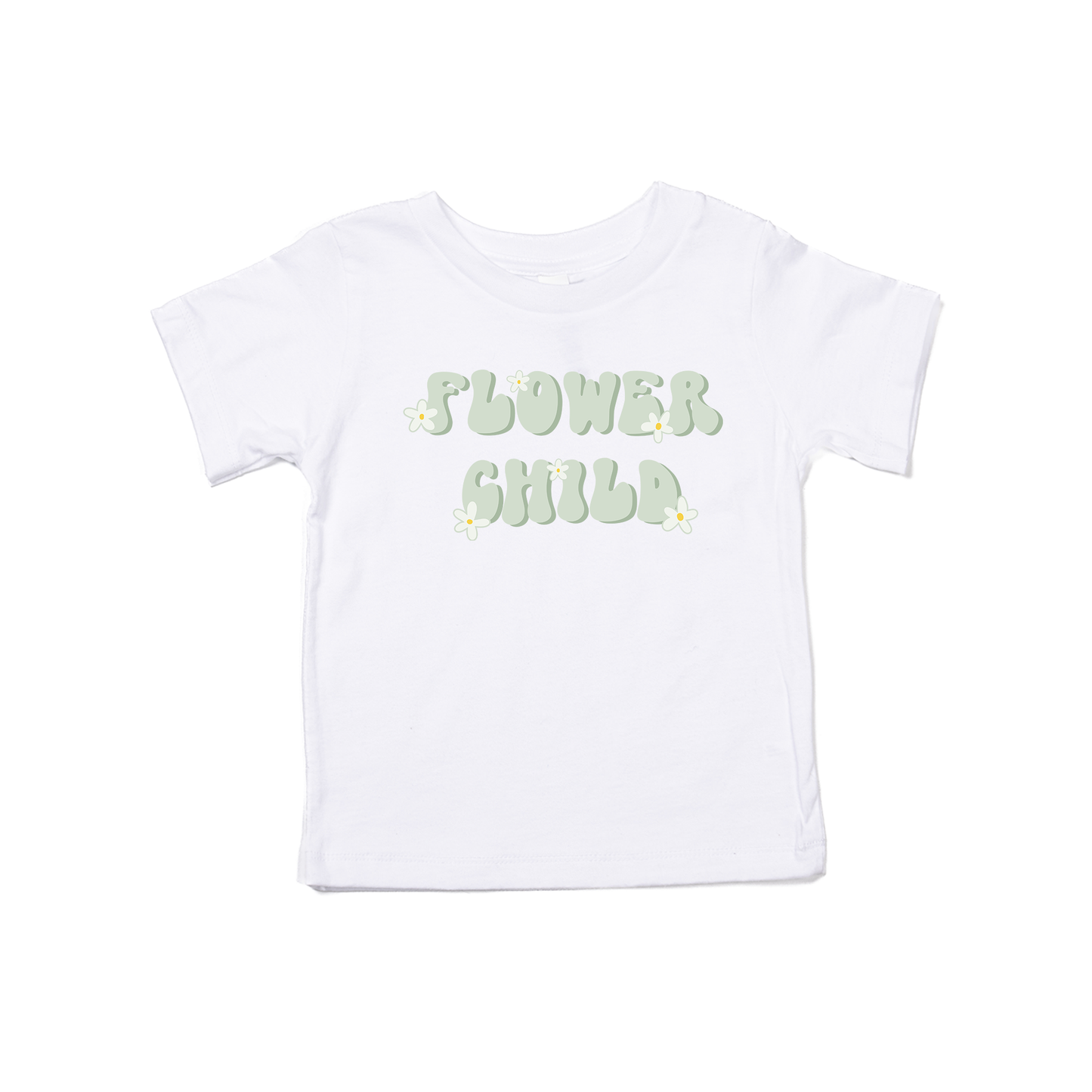 Flower Child - Kids Tee (White)