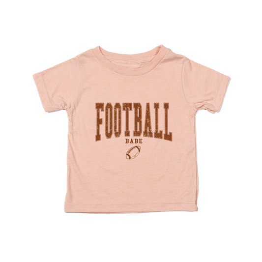 Football Babe - Kids Tee (Peach)