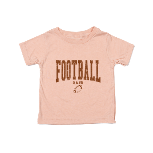 Football Babe - Kids Tee (Peach)