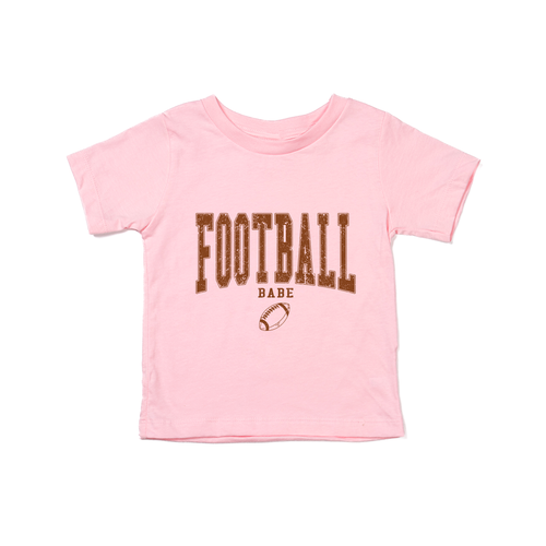 Football Babe - Kids Tee (Pink)