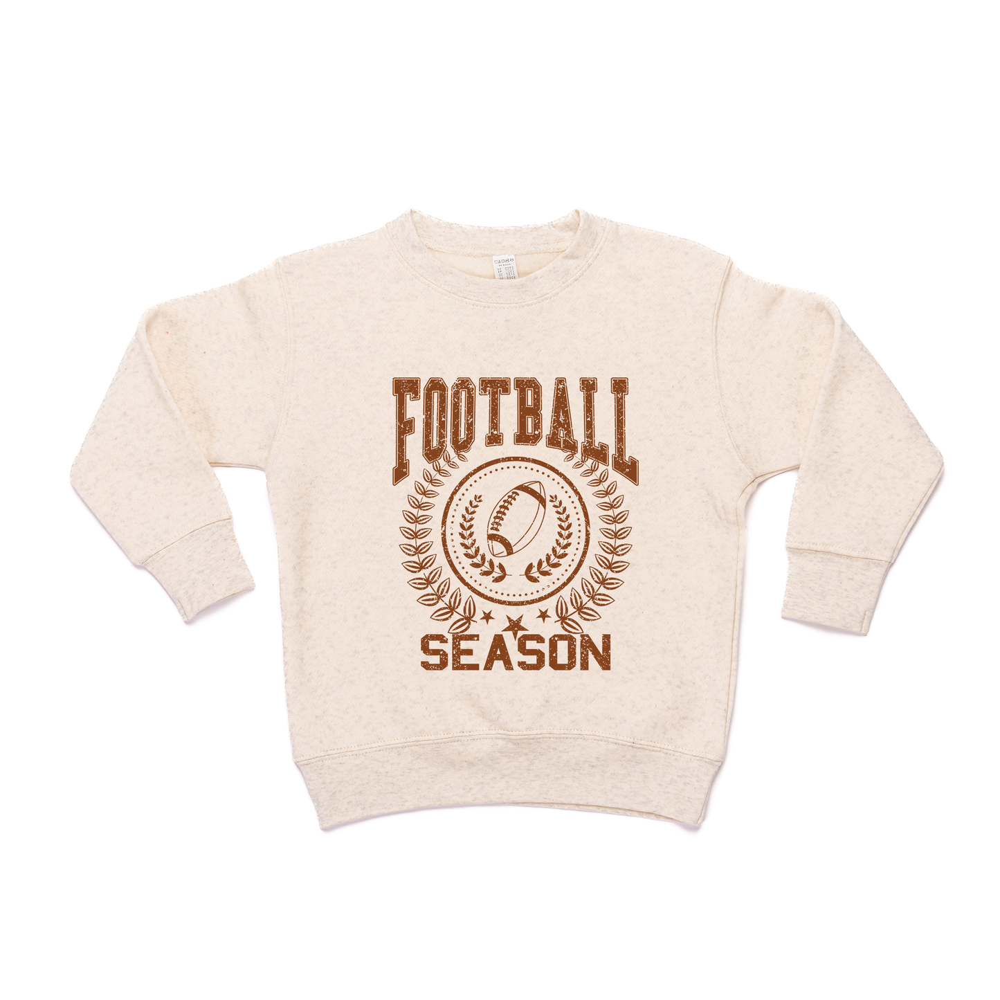 Football Season - Kids Sweatshirt (Heather Natural)