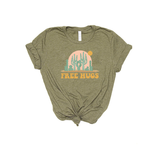 Free Hugs - Tee (Olive)