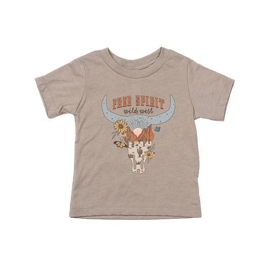 Free Spirit Wild West - Kids Tee (Pale Moss)