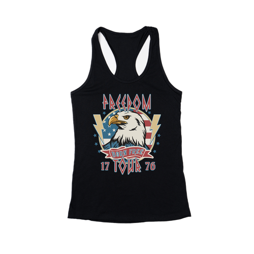 Freedom Tour - Women's Racerback Tank Top (Black)