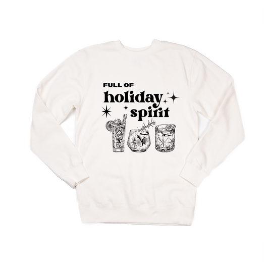 Full of Holiday Spirit - Sweatshirt (Creme)