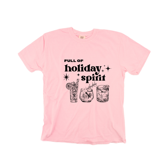 Full of Holiday Spirit - Tee (Pale Pink)