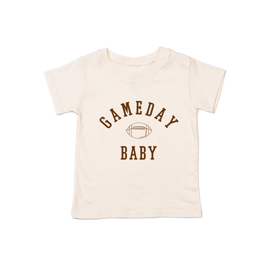 Gameday Baby (Brown) - Kids Tee (Natural)