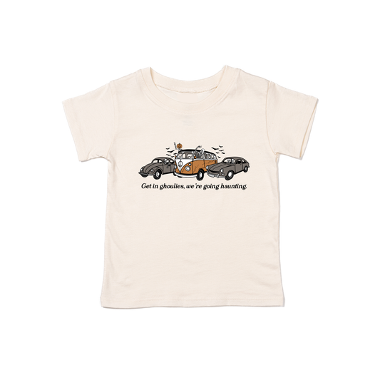 Get In Ghoulies We're Going Haunting - Kids Tee (Natural)