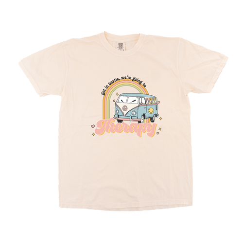 Get In Bestie, We're Going to Therapy - Tee (Vintage Natural)