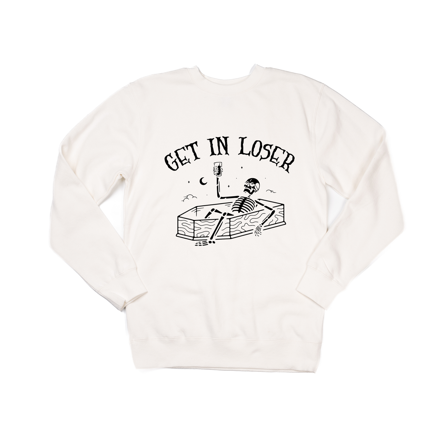 Get in Loser Skeleton - Sweatshirt (Creme)