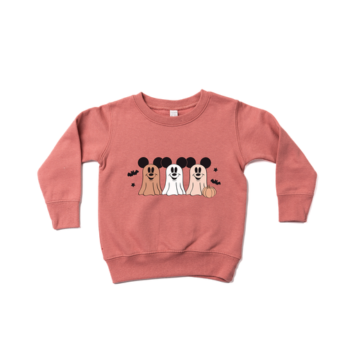 Ghost Mouse - Kids Sweatshirt (Mauve)