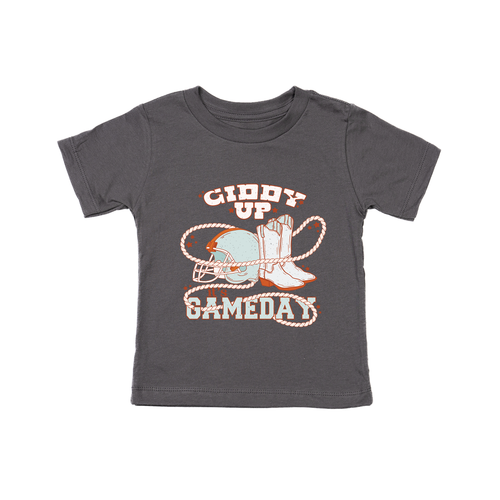 Giddy Up It's Game Day - Kids Tee (Ash)
