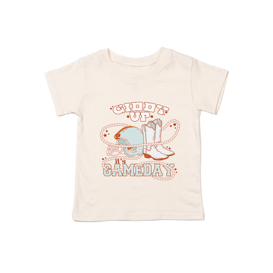 Giddy Up It's Game Day - Kids Tee (Natural)