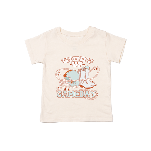 Giddy Up It's Game Day - Kids Tee (Natural)
