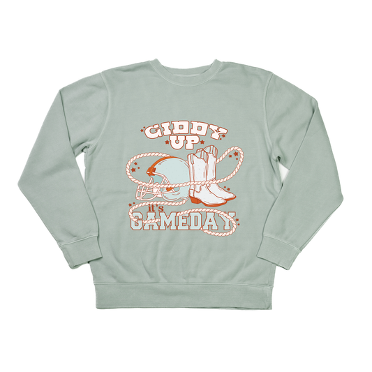 Giddy Up It's Gameday - Sweatshirt (Sea Salt)