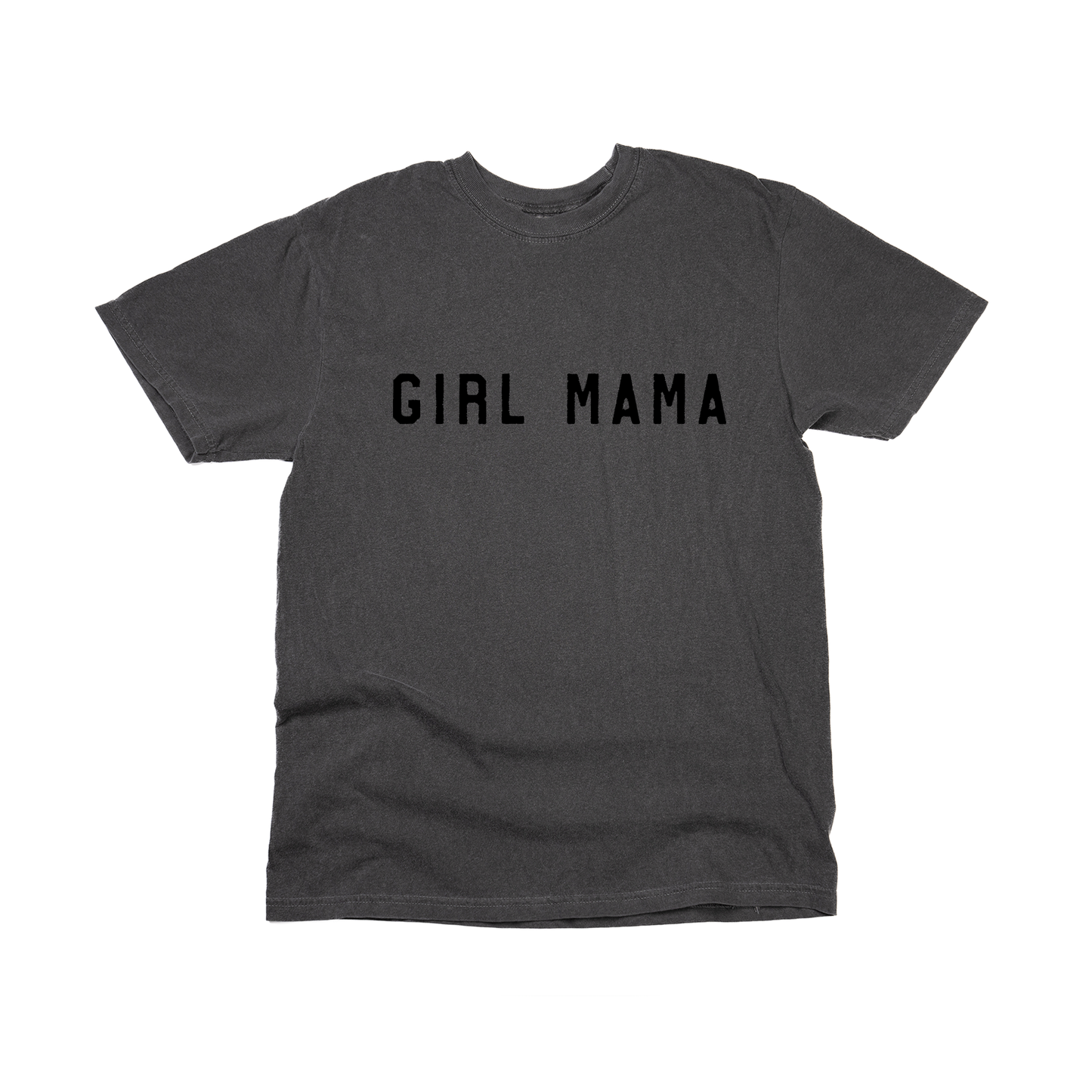 Girl Mama (Across Front, Black) - Tee (Smoke)