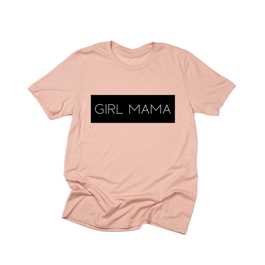 Girl Mama (Boxed Collection, Black Box/White Text) - Tee (Peach)