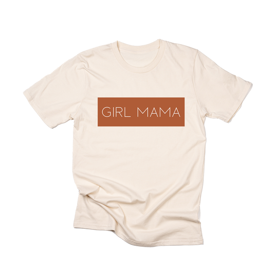 Girl Mama (Boxed Collection, Rust Box/White Text) - Tee (Natural)