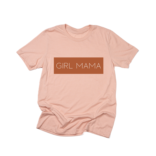 Girl Mama (Boxed Collection, Rust Box/White Text) - Tee (Peach)