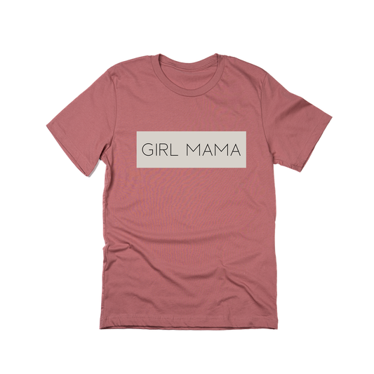 Girl Mama (Boxed Collection, Stone Box/Black Text) - Tee (Mauve)