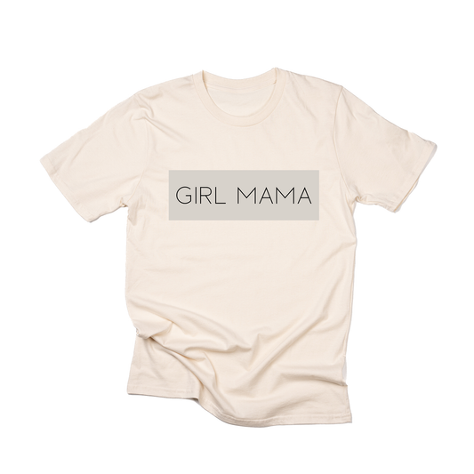 Girl Mama (Boxed Collection, Stone Box/Black Text) - Tee (Natural)