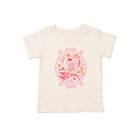 Girly Wild West - Kids Tee (Natural)