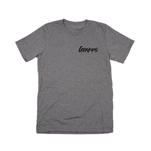 Gramps (Brushed, Black, Pocket) - Tee (Gray)