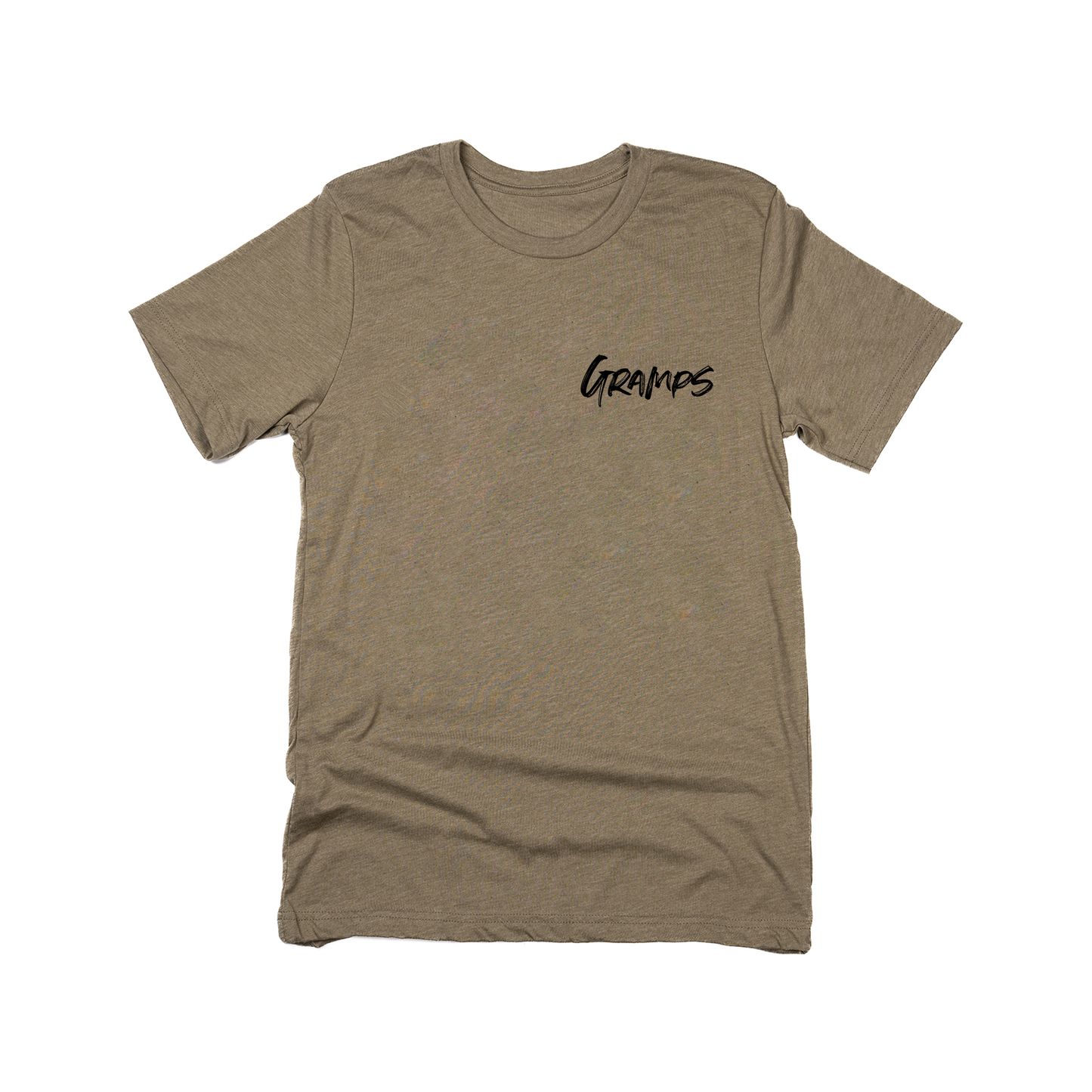 Gramps (Brushed, Black, Pocket) - Tee (Olive)