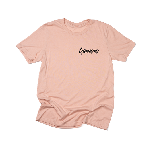 Grandad (Brushed, Black, Pocket) - Tee (Peach)