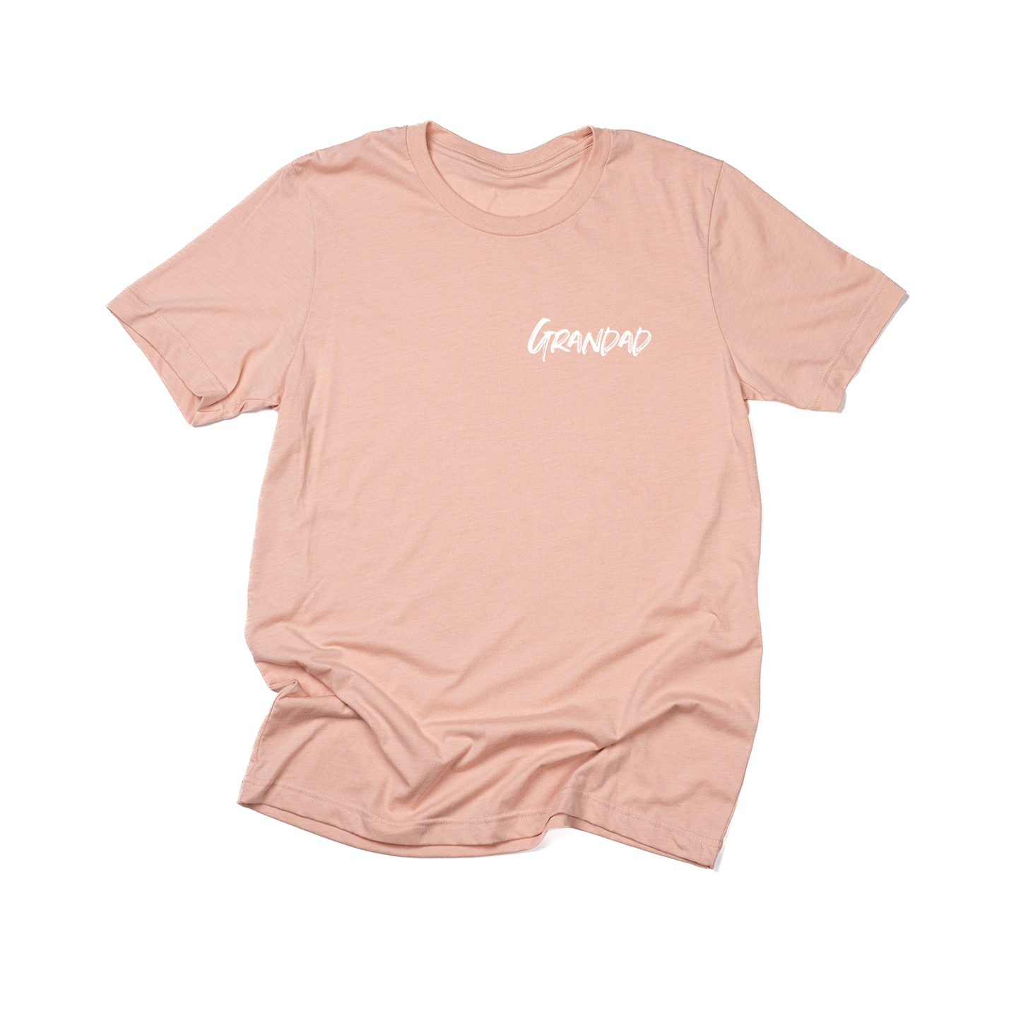 Grandad (Brushed, White, Pocket) - Tee (Peach)