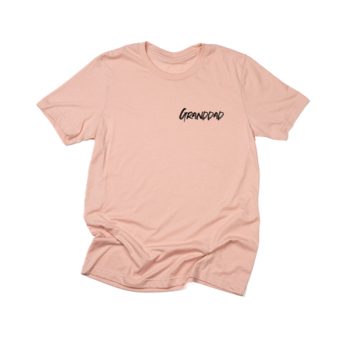 Granddad (Brushed, Black, Pocket) - Tee (Peach)