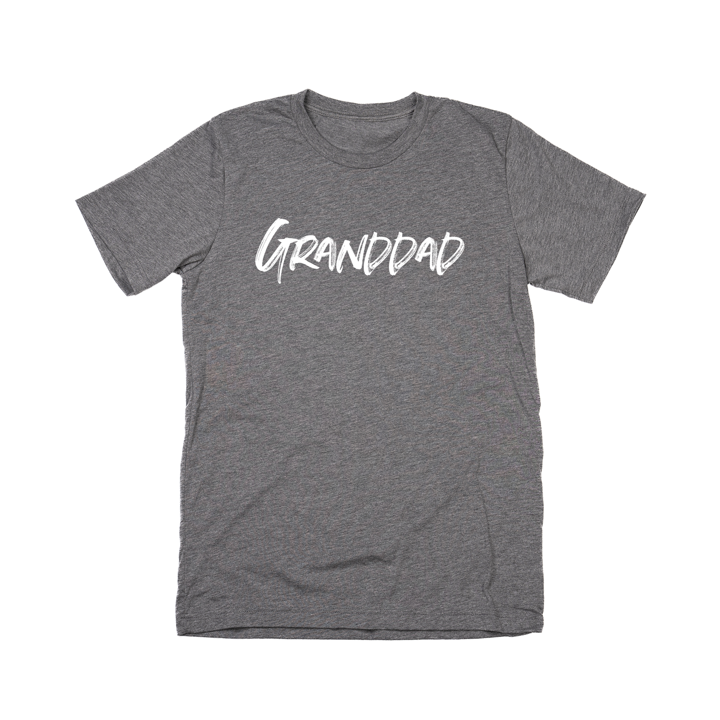 Granddad (Brushed, White, Across Front) - Tee (Gray)