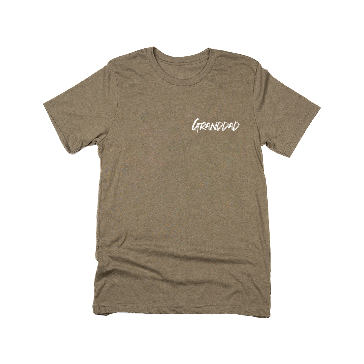 Granddad (Brushed, White, Pocket) - Tee (Olive)