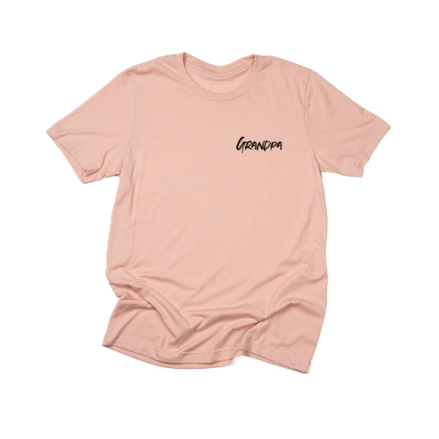 Grandpa (Brushed, Black, Pocket) - Tee (Peach)