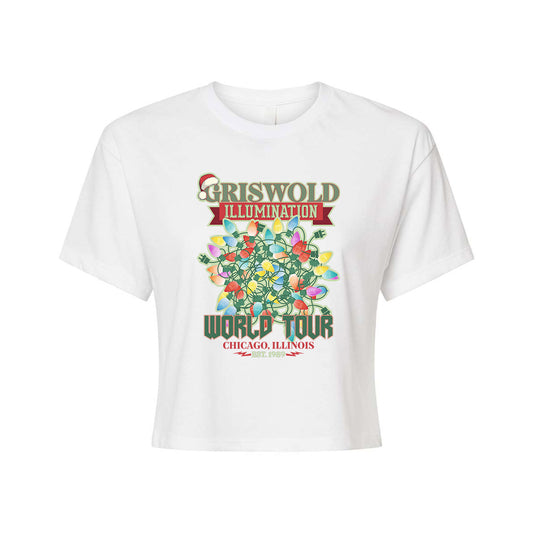 Griswold Illumination World Tour - Cropped Tee (White)