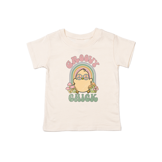 Groovy Chick - Kids Tee (Natural)