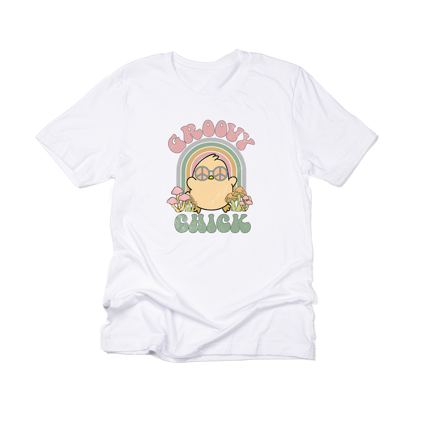 Groovy Chick - Tee (White)