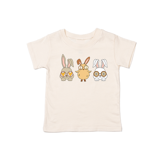 Groovy Easter Friends - Kids Tee (Natural)