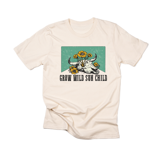 Grow Wild Sun Child (Western) - Tee (Vintage Natural)