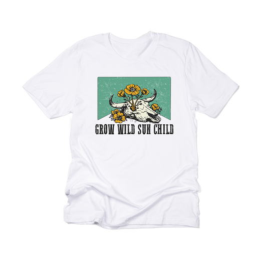 Grow Wild Sun Child (Western) - Tee (Vintage White)