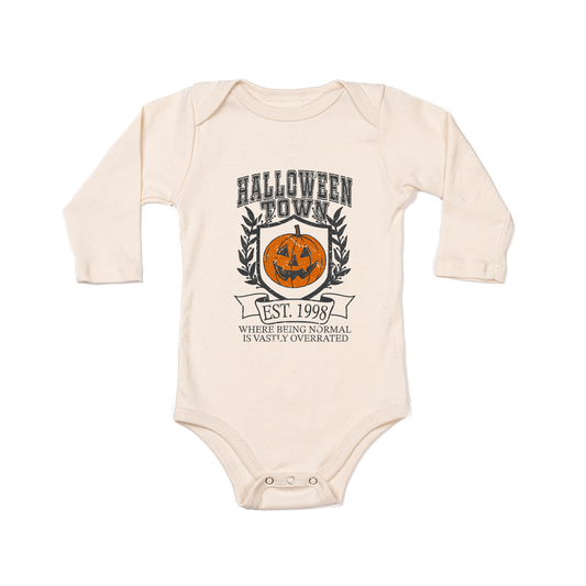 Halloweentown University Normal Is Overrated - Bodysuit (Natural, Long Sleeve)