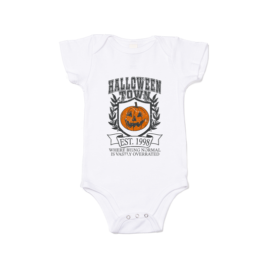 Halloweentown University Normal Is Overrated - Bodysuit (White, Short Sleeve)